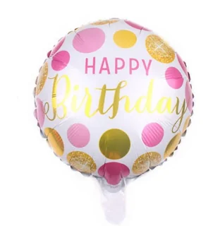 Happy Birthday Foil Balloon 10in — birthday balloon add-on by Chateau Flower, Klang Valley