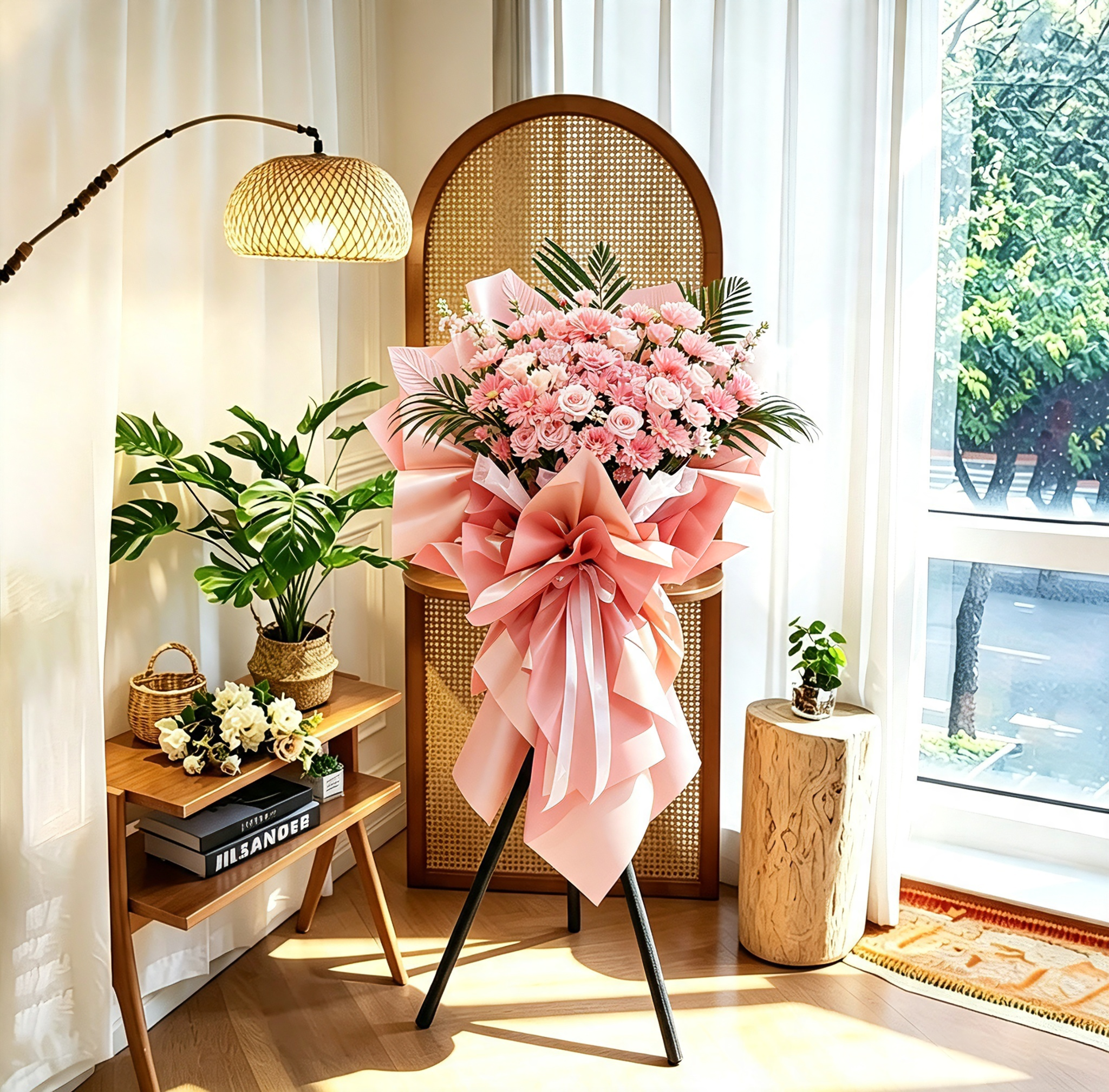 Opening Flower Stand