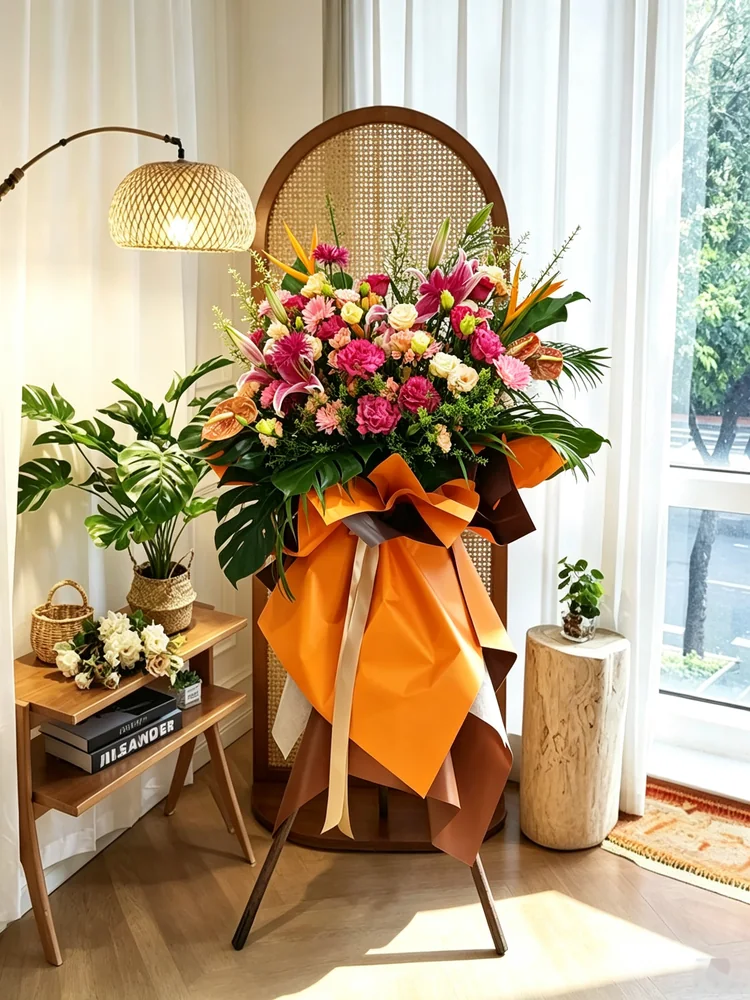 Soaring Fortune Grand Opening Flower — opening flower stand by Chateau Flower, Klang Valley