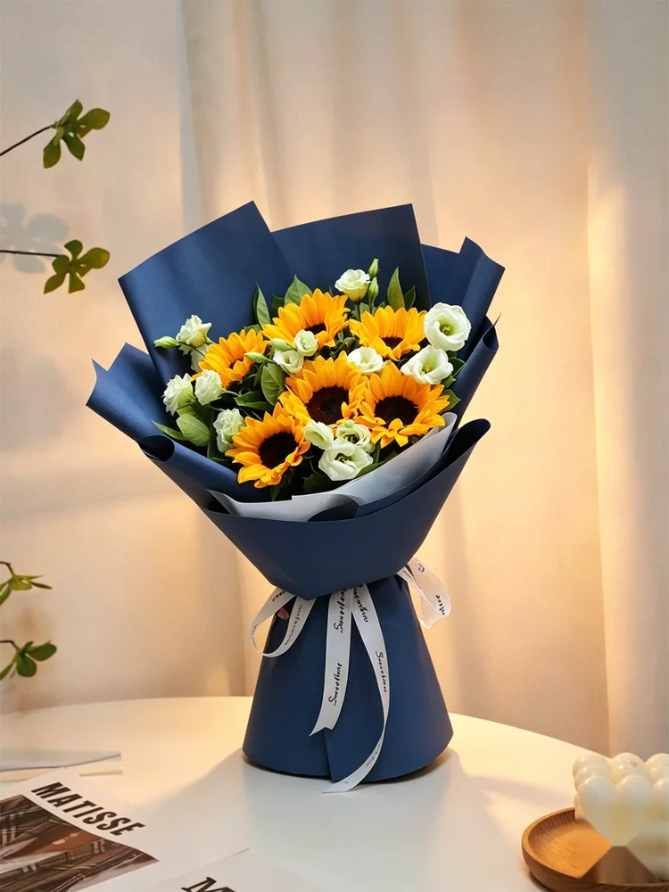 Midnight Blue Grace — fresh flower bouquet by Chateau Flower, Klang Valley