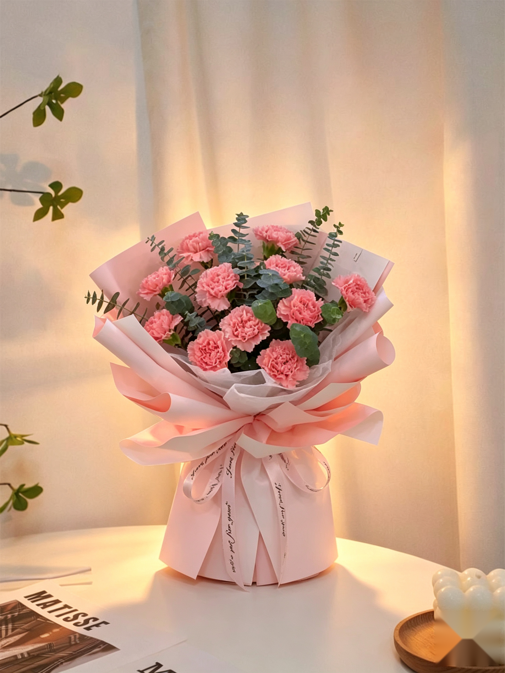 Ruffled Blush Kiss