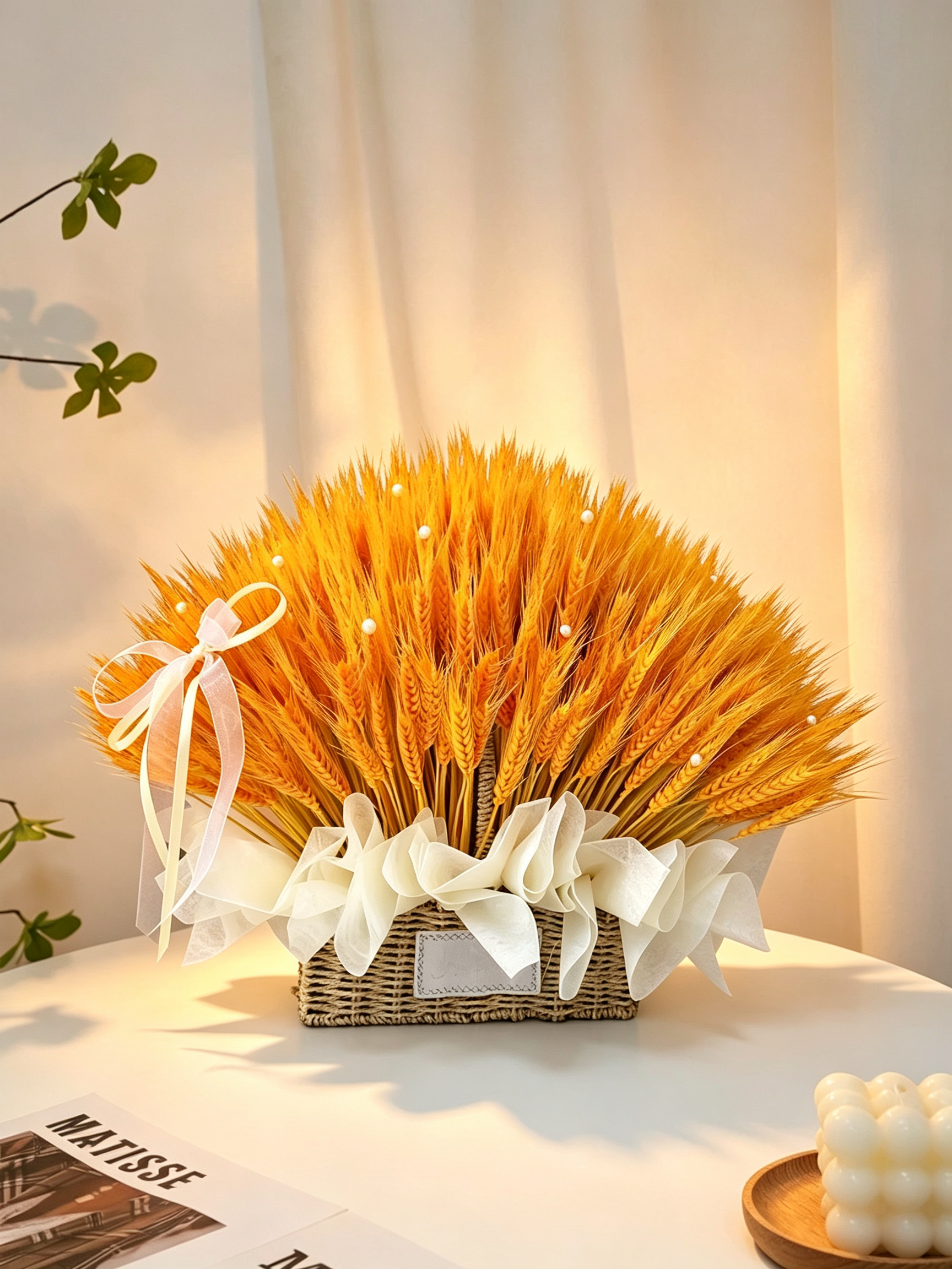 Golden Wheat Basket